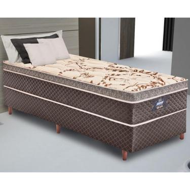 Imagem de Cama Box Conjugado Solteiro Com Colchão 88x71x188 Opala Gazin Cr35332 Marrom