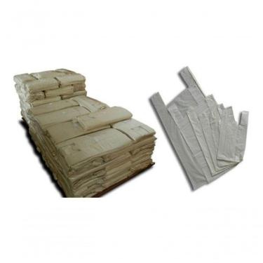 Imagem de Sacolas Plasticas Branca Reciclada Recuperada 50x70 5kg