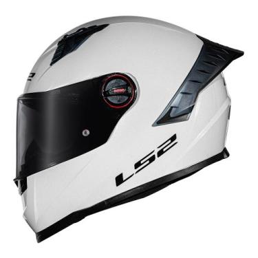 Imagem de Capacete LS2 FF358 Pro Monocolor Branco Brilhante, 54