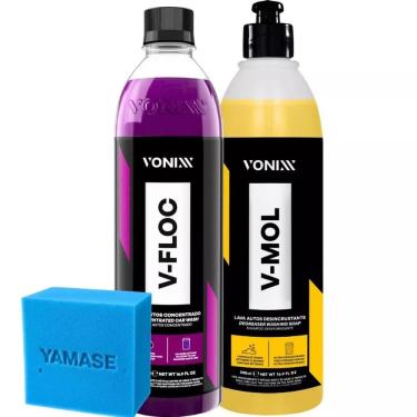 Imagem de Kit Shampoo Automotivo Sujeira Pesada V-Floc V-Mol Vonixx