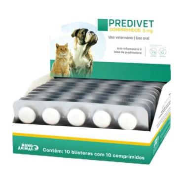 Imagem de Anti-inflamatório Predivet para Cães e Gatos em Blister com 10 Comprim
