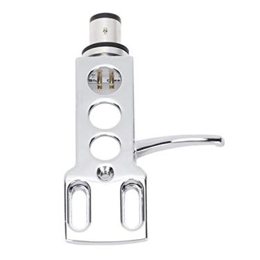 Imagem de KIMISS Substituição do Invólucro da Cabeça do Fone de Liga de Zinco Com Fios de Chumbo para Cartucho Universal de Braço LP - Ideal para Tocadores de Discos de Vinil