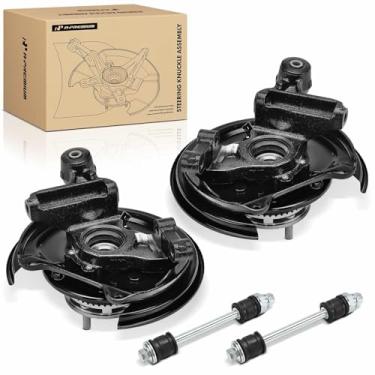 Imagem de A-Premium 2 x Junta de direção traseira esquerda e direita e conjunto de cubo de rolamento de roda compatível com Subaru Forester 1998-2001, Impreza 1993-1996/1998-2001, Legacy 1992-1997, lado do