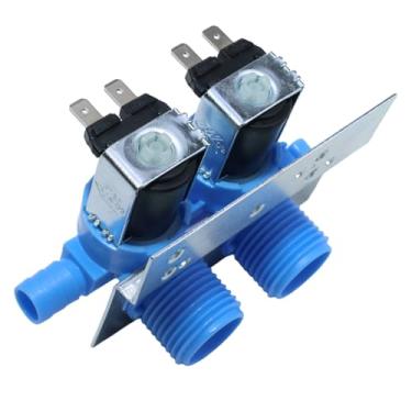 Imagem de WH13X10023 Válvula de entrada de água da arruela – Substituição para válvula de entrada GE Washer (para GE/Hotpoint) – Substitui PS1019151, AP3884039, 1168712, AH1019151, EA1019151 – Serve para GCVH