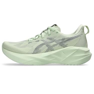 Imagem de ASICS Novablast 5 Tênis feminino, Verde sussurro/azul monumento, 38