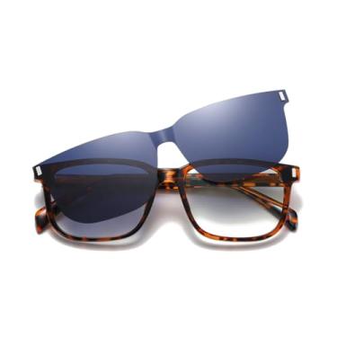 Imagem de VFDHN Óculos de Sol Clip-on TR90 Feminino UV400 para Homens Estilo Verão Polarizado Feminino CP Acetato (5)