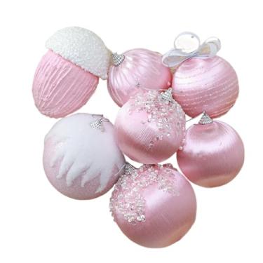 Imagem de Conjunto de Enfeites de Árvore de Natal | Decoração Reutilizável para o Lar | Bolas de Espuma Para Árvore de Natal - Para Decorações de Festas em Portas Janelas Jardim e