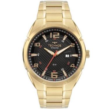Imagem de Relógio Masculino Technos Skymaster Aço Dourado 2117LEA/1P