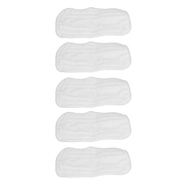 Imagem de Phefop 5 Pçs Pano Mop Branco Microfibra Mop Almofada Substituição para Aspiradores de Tubarão Acessórios de Limpeza Eficiente