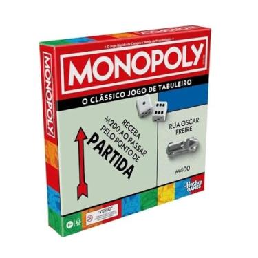 Imagem de Monopoly Jogo de tabuleiro para a família, jogos de estratégia, 2 a 6 jogadores, jogos para crianças