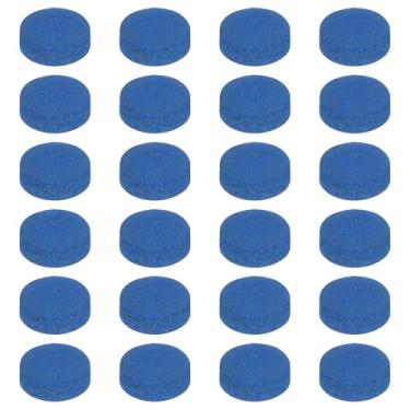 Imagem de YELARXI Pontas de taco de bilhar, kit de substituição de pontas de taco de sinuca, acessórios de reparo de tacos de piscina de couro de vaca - adequado para (tacos de mesa/suprimentos de jogos de