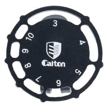 Imagem de harayaa Marcador de Bola de Golfe Profissional de Alta Precisão, Leve e Portátil para Homens e Mulheres - Acessório Prático para Leitura de Bolas de Golfe, Redondo