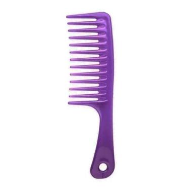 Imagem de Pente De Plástico Com Dentes Largos Uso Diário - Bonitta, Roxo