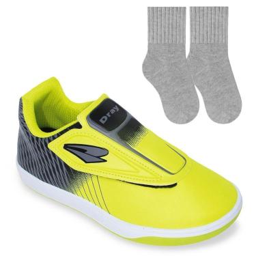 Imagem de Kit Tênis Dray Colegial Infantil + Par de Meia