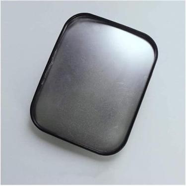 Imagem de FAFACAI Espelho convexo externo retangular convexo espelho de tráfego, espelho de ponto cego de canto, espelho de segurança de escritório interno, espelho parabólico externo, acrílico preto, 18 x 24