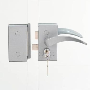 Imagem de Fechadura 1520 Porta de Vidro/Vidro Com Maçaneta - Fosca