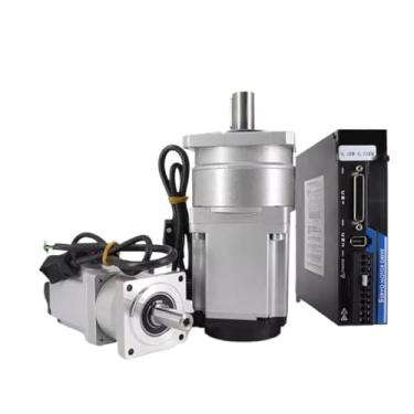 Imagem de Servomotor AC 1.27N 80 Drive 400W KiT + Codificador magnético de 17 bits + RS485 com proporção de caixa de engrenagens planetária 3/5/7/10/15 (proporção 7)