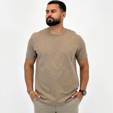 Imagem de Camiseta Hering Canelada Manga Curta Masculina-Masculino