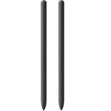 Imagem de 2 canetas Tab S9 FE S para Samsung Galaxy Tab S9 FE/S9 FE+/S9 FE Plus, todas as versões (sem Bluetooth), caneta Stylus (preto)