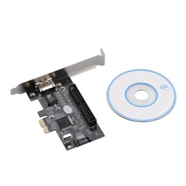 Imagem de Adaptador de cartão de expansão de PC PCI-E para eSATA SATA IDE Adaptador de cartão de expansão