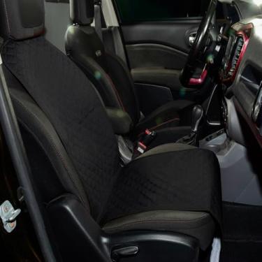 Imagem de Protetor de Banco Veicular Dianteiro Impermeável Universal (Preto)