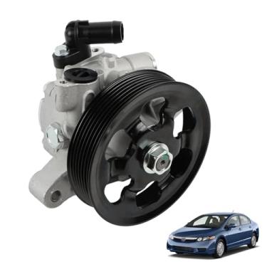 Imagem de AceRide Bomba de direção hidráulica 21-5456 com polia serve para Civic 1.8L 2006 2007 2008 2009 2010 2011, bomba de assistência de potência de qualidade OE, substitui OE 55-5822 56110-RNA-A01 36