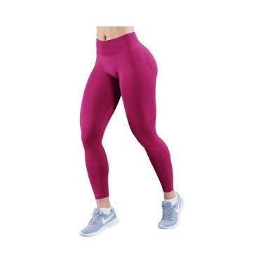 Imagem de Leggings Esportivas Sem Costura De Cintura Alta Para Mulheres Com Pain