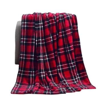 Imagem de Cobertor De Natal Quente E Macio De Plush Para Inverno, Flanela Com Fl