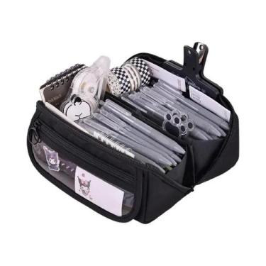 Imagem de Estojo De Lápis Multi-Compartimentos Prismatico De Grande Capacidade, 