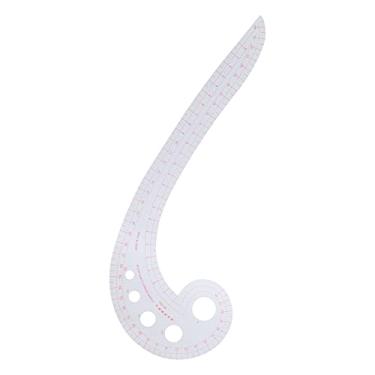 Imagem de Acouto Régua Francesa Multifuncional, Régua de Classificação, Ferramenta de Corte de 6 Palavras, Curvada para Fazer Roupas, Conjunto de de Costura, Designers de Alfaiates