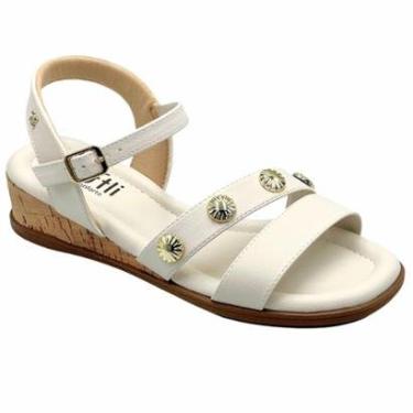 Imagem de Sandália Softli Anabela Baixa Feminina 10049-10276-Feminino