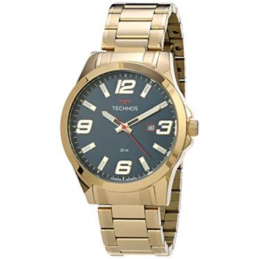 Imagem de Relógio Technos, Pulseira de Aço Inoxidável, Masculino Dourado 2115MPIS/4A