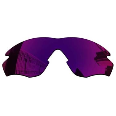 Imagem de Acefrog Lentes de reposição polarizadas de 1,5 mm para óculos de sol Oakley M2 Frame OO9212 OO9343, material atualizado, resistente a impactos - Midnight Sun polarizado espelhado - 1,5 mm