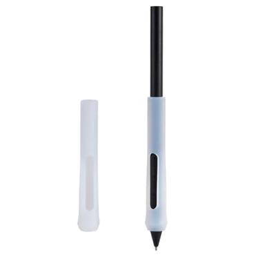 Imagem de Suporte e suporte de silicone compatível com Wacom Pro Pen 3 PTK470 PTK670 PTK870 PTK870, capa protetora ergonômica para tablet, acessório para caneta Stylus (branca)