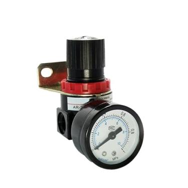 Imagem de VTGVVVTR 1 PCS AR2000 G1/10.2 cm válvula regulador de pressão do compressor de controle de ar com medidor de encaixe e suporte (Ar2000 e Pc12-02)