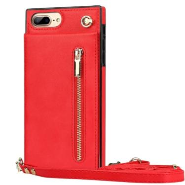 Imagem de Porta-cartões Cordão Corda Cruz Corpo Colar Capa de telefone para Samsung Galaxy S23 S22 S21 Note 20 S20 Ultra S9 S10 S20 Plus A90 Capa, vermelha, para Note 10 Pro