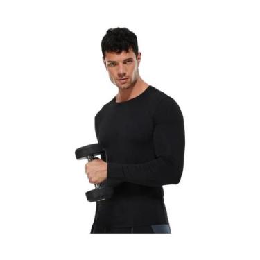 Imagem de Camiseta De Compressão De Secagem Rápida Para Homens, Manga Longa, Par