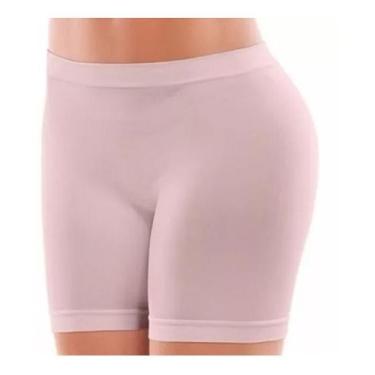 Imagem de Calcinha Boxer Short Lupo Loba Sem Costura Esconde Celulite, Salmão, P