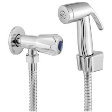 Imagem de Ducha Higiênica Completa Registro Metal + Engate Mangueira Flexível 1,