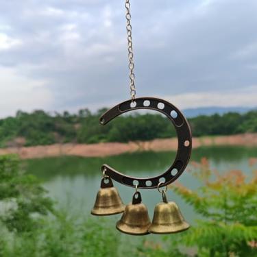 Imagem de Decoração de parede de pônei, sino, ferradura, sinos, decoração rústica, com sino, ambientes internos e externos, vintage, ornamentos para pendurar em casa, rancho, bar