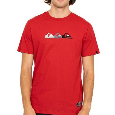 Imagem de Camiseta Quiksilver Emb Three Logo SM26 Masculina-Masculino