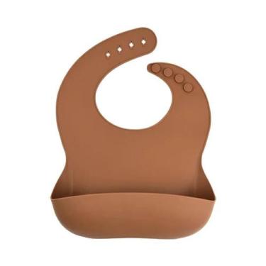 Imagem de Babador De Silicone Para Bebês Impermeável E Macio, Grau Alimentício C