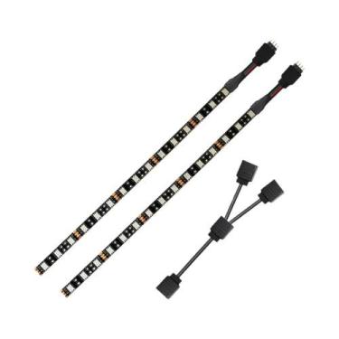 Imagem de Fita De LED RGB 12V 4 Pinos 5050 ARGB Aura Sync IP30 IP65 50CM 1M 2M 6