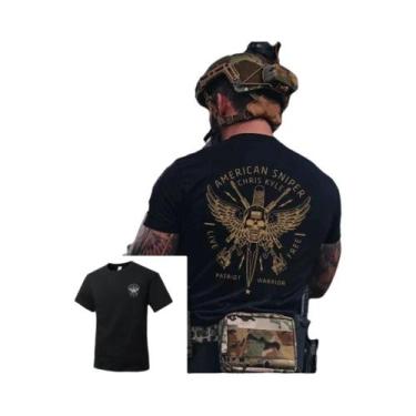 Imagem de Camiseta De Algodão Unissex Estampada De Verão, Manga Curta, Casual E 