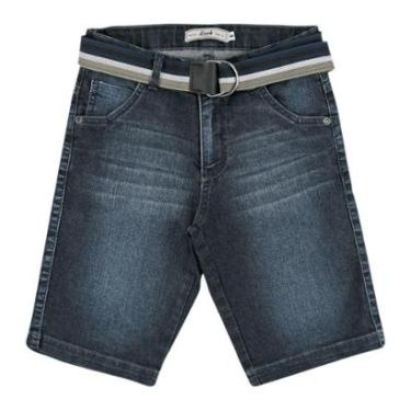 Imagem de Bermuda Look Jeans c/ Cinto Jeans - UNICA - 10-Masculino