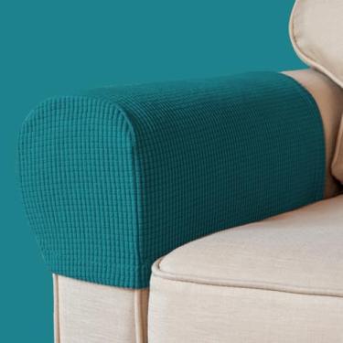 Imagem de BAHULA Capas de apoio de braço, tecido elástico, elastano, à prova d'água, capas antiderrapantes para poltronas, sofás, poltronas, poltronas, poltronas, poltronas, poltronas, poltronas reclináveis