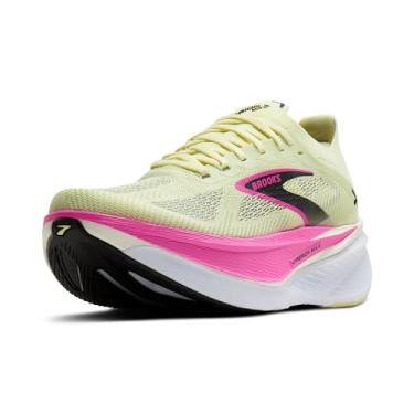 Imagem de Brooks Tênis de corrida feminino Hyperion Max 3 Neutral, Luminário/Cyber Pink/Preto, 38