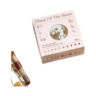 Imagem de Conjunto De 7 Carimbos De Borracha De Madeira Vintage Com Tema De Plan