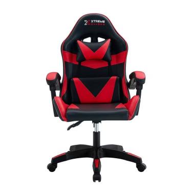 Imagem de Cadeira Gamer Xtreme Cinesis Ergonômica Reclinável Conthey Preto Com Vermelho