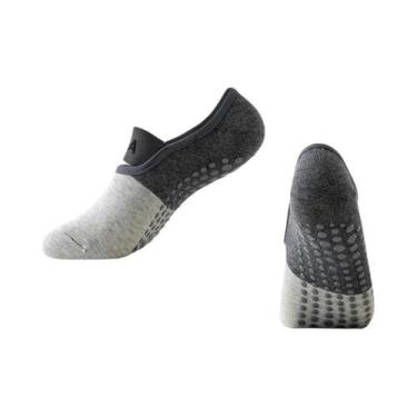 Imagem de Meias Femininas Antiderrapantes Para Dança, Pilates E Yoga, Com Patchw